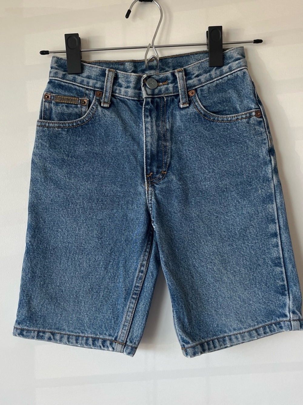 Calvin Klein Boys' Denim Shorts in Blue Wash